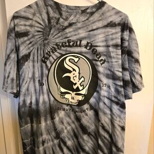 Grateful Dead tie dye Tribute Night Chicago White Sox Game 2017 Sz M-L shirt NEW